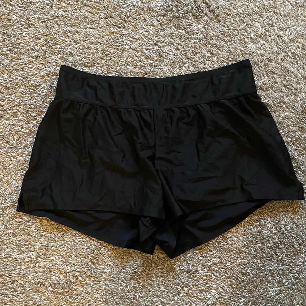 Brand new black womens swim shorts size 16/18